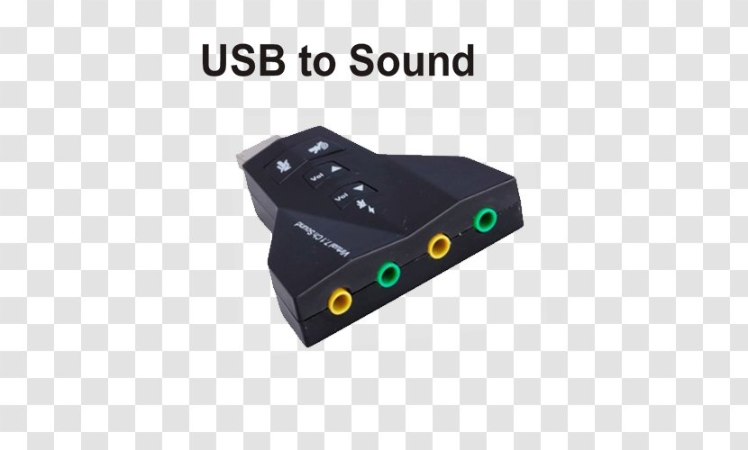 Sound Cards & Audio Adapters USB Computer Hardware - Electronic Device Transparent PNG