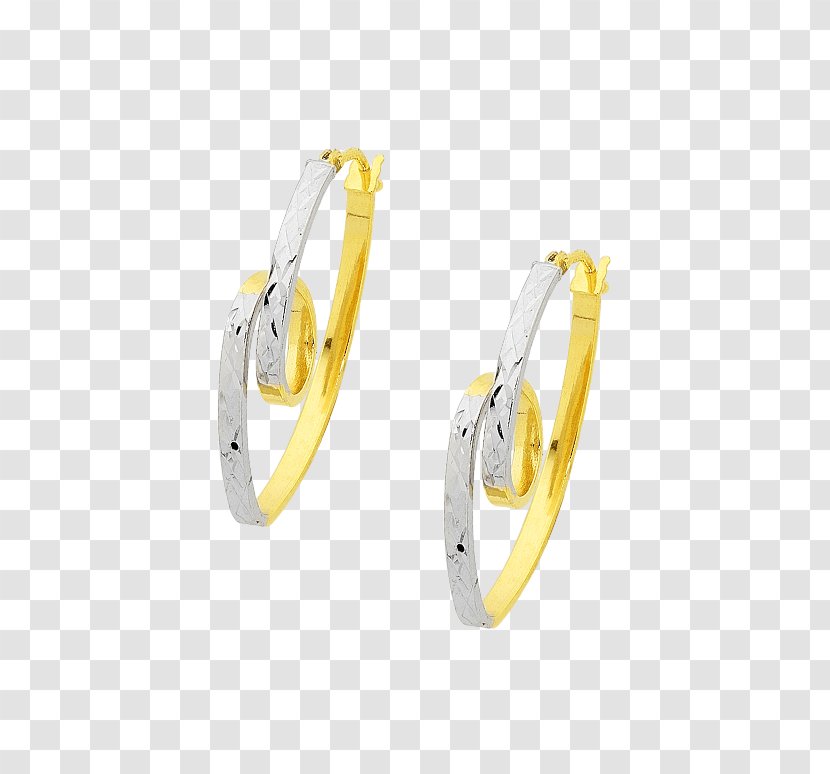 Body Jewellery Silver - Gold Hoop Transparent PNG