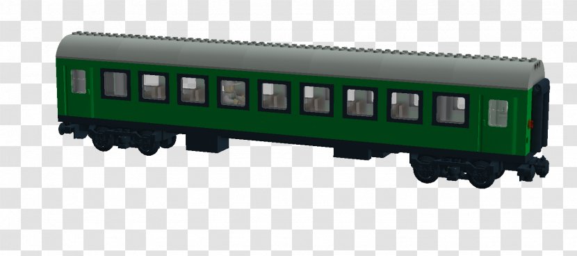Passenger Car Goods Wagon Lego Trains Railroad - Train Transparent PNG