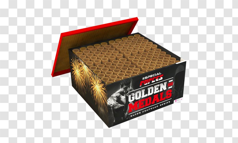 Fireworks Gold Medal Cake Transparent PNG