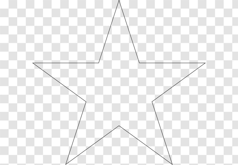 Star Polygon Line Art - Tree - White Transparent PNG