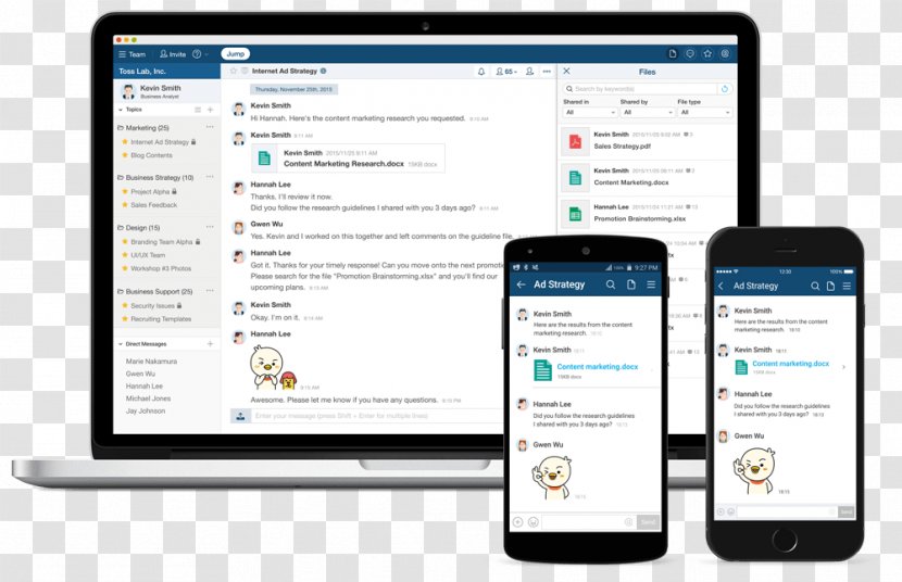 Smartphone Instant Messaging Client Business Slack Internet - Online Advertising Transparent PNG