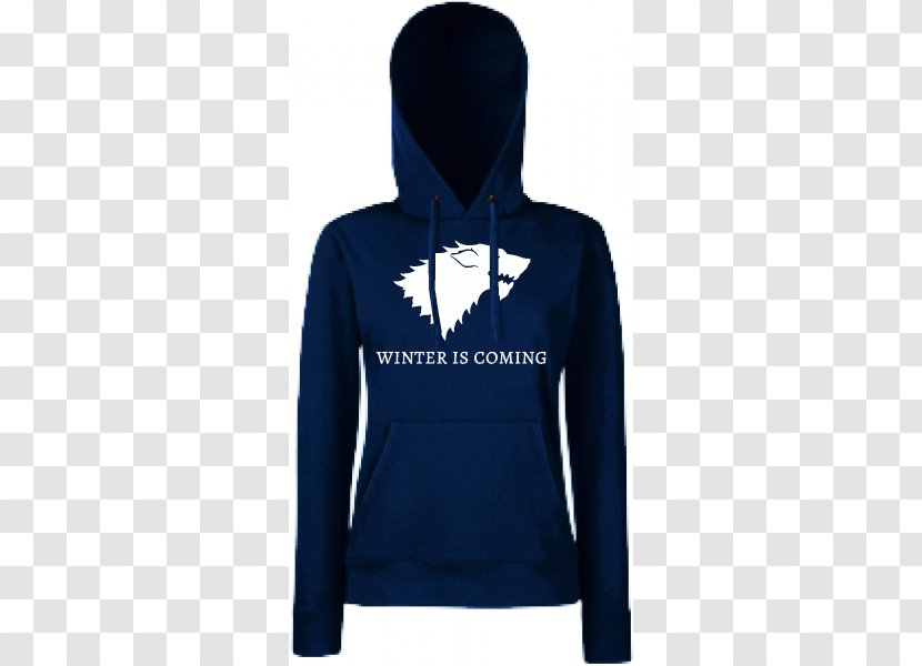 Hoodie T-shirt Jon Snow Bluza Blue - Sweatshirt Transparent PNG