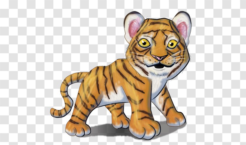 Whiskers Tiger Cat Clip Art - Little Transparent PNG