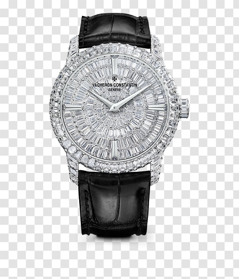 Vacheron Constantin Watch Jewellery Silver Clock - Black Male Transparent PNG