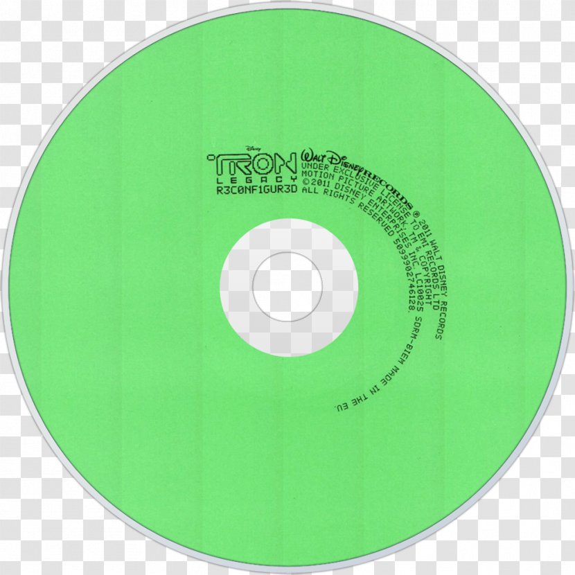Compact Disc Tron: Legacy Reconfigured Daft Punk - Disk Image - Tron Transparent PNG