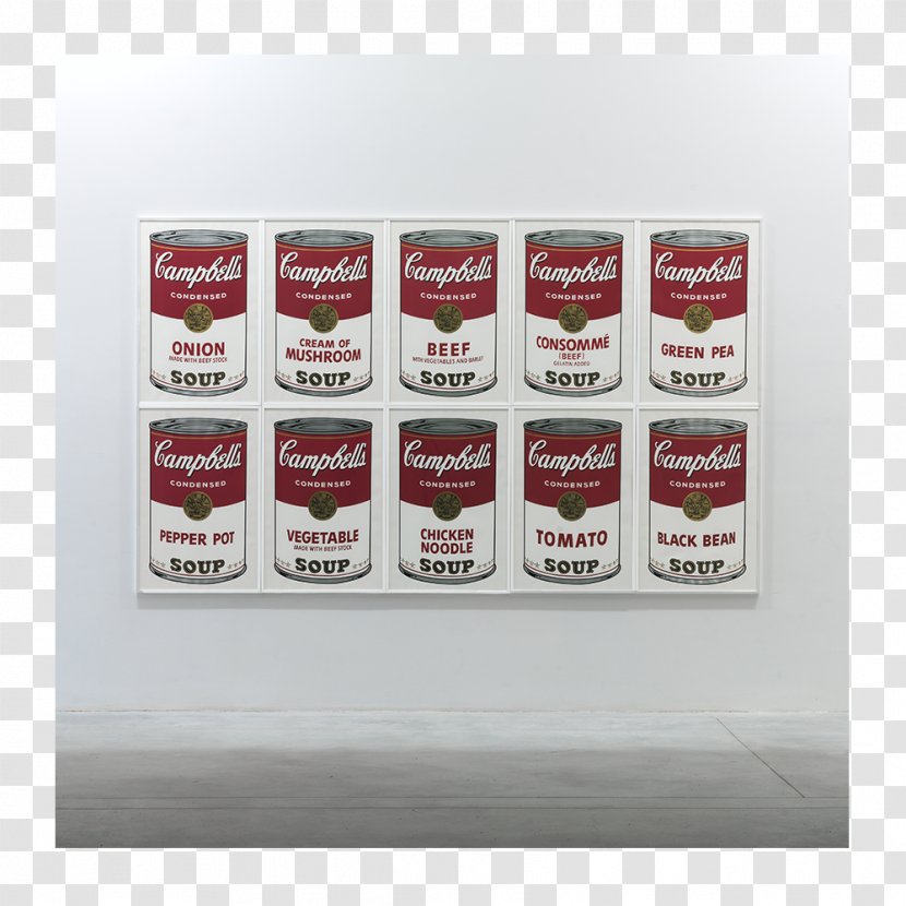 Campbell's Soup Cans Mona Lisa Marilyn Diptych Pop Art - Label - Painting Transparent PNG