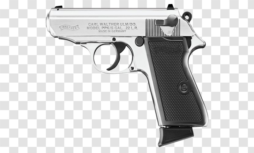 Pistolet Walther PPK Semi-automatic Pistol Carl GmbH Firearm - 22 Long - Handgun Transparent PNG