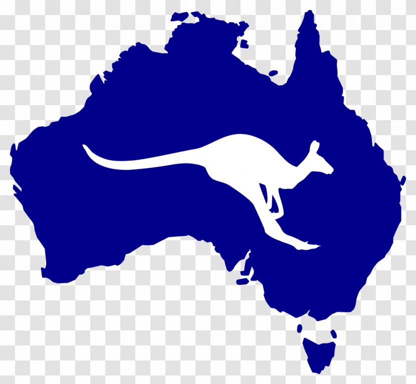 Australia Silhouette Royalty-free - Blue - Philippines Transparent PNG