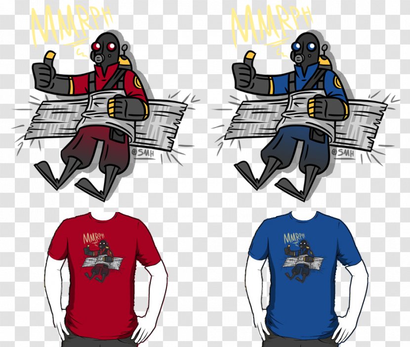 T-shirt Team Fortress 2 Classic Sleeve - Top Transparent PNG