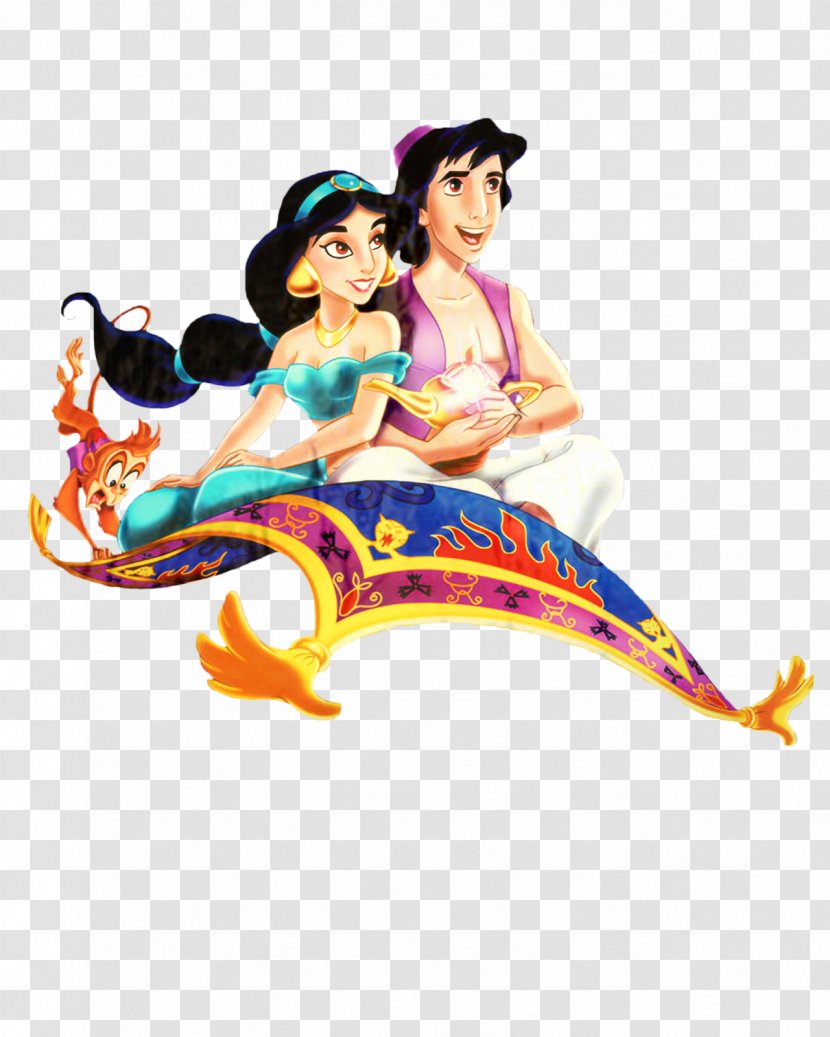 The Magic Carpets Of Aladdin Princess Jasmine Genie Jafar - Rajah Transparent PNG