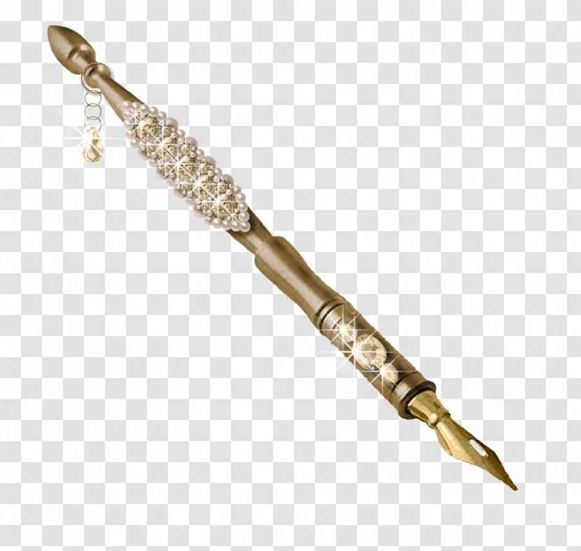 Kolinsky Sable-hair Brush Irish Flute Bracelet Gold - Pen Transparent PNG