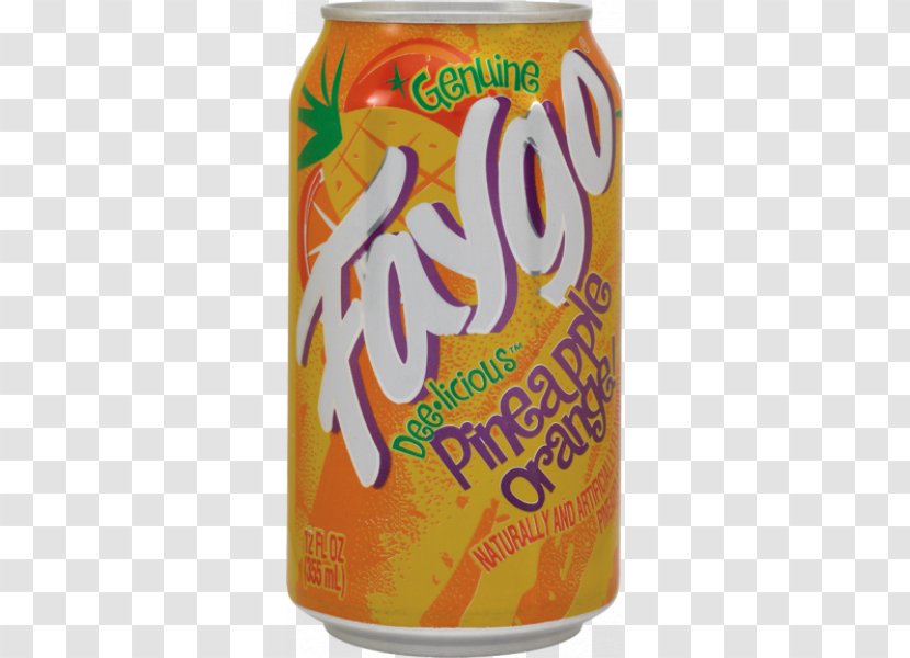 Orange Drink Soft Faygo Fizzy Drinks Cream Soda - Aluminum Can Transparent PNG