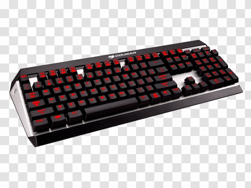 Computer Keyboard Mouse Cherry Corsair Gaming STRAFE Keypad - Component Transparent PNG