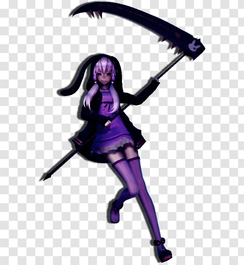 MikuMikuDance Hatsune Miku Yuzuki Yukari Vocaloid Scythe - Frame - Guess How Much I Love You Transparent PNG