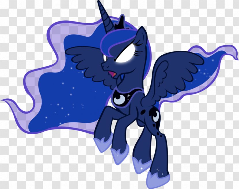 Princess Luna Pony Celestia DeviantArt - Cobalt Blue - Parachute Transparent PNG