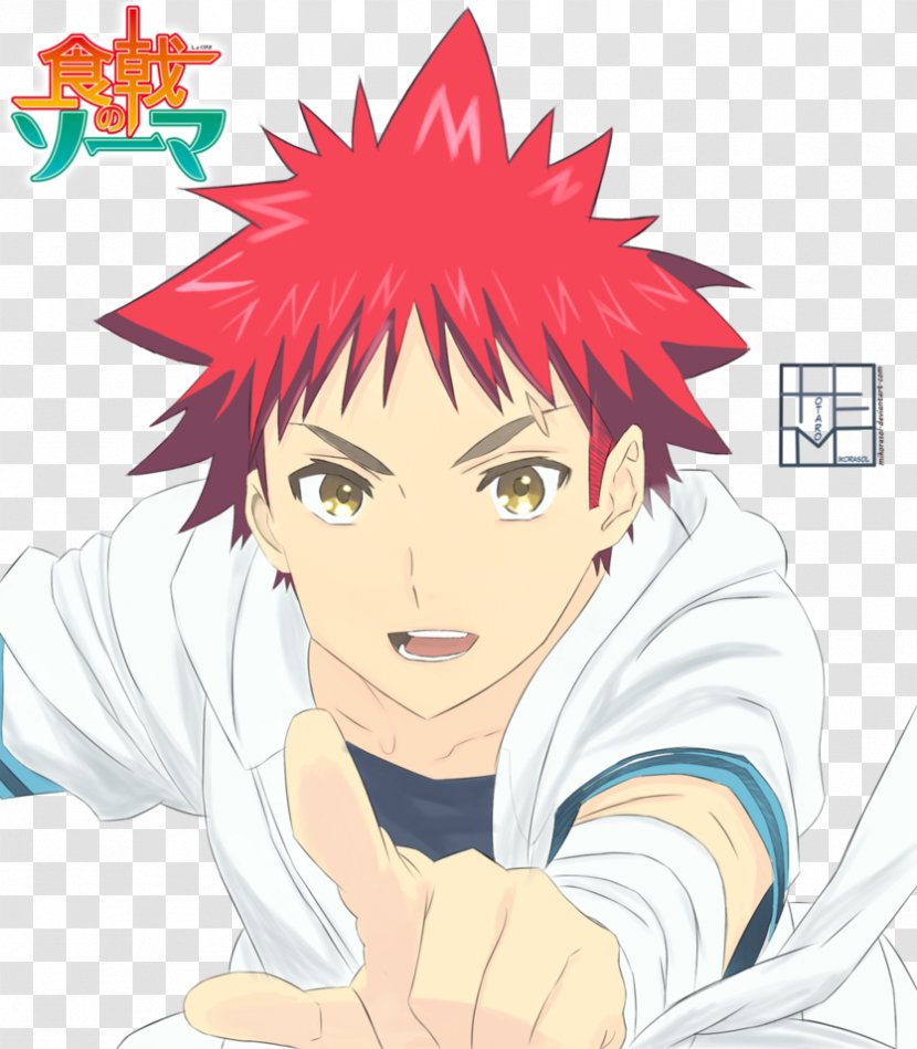 Sōma Yukihira Food Wars!: Shokugeki No Soma Rendering - Heart Transparent PNG