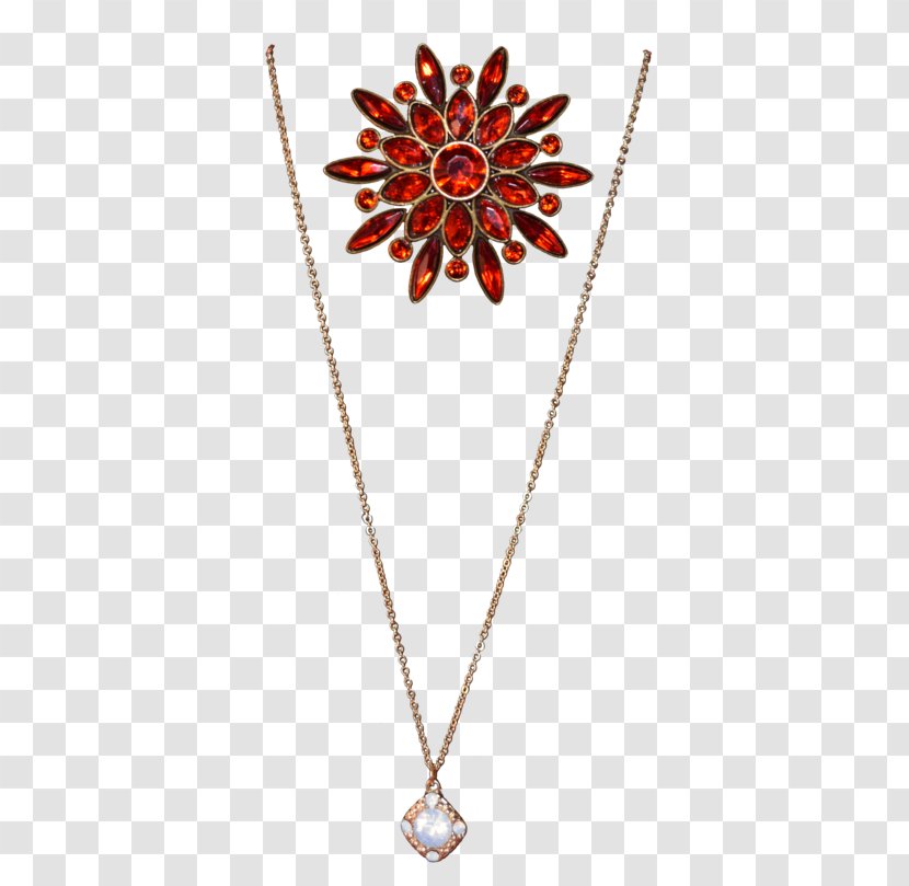 Necklace Earring Jewellery Pendant Diamond - Emerald - Red Jewelry Transparent PNG