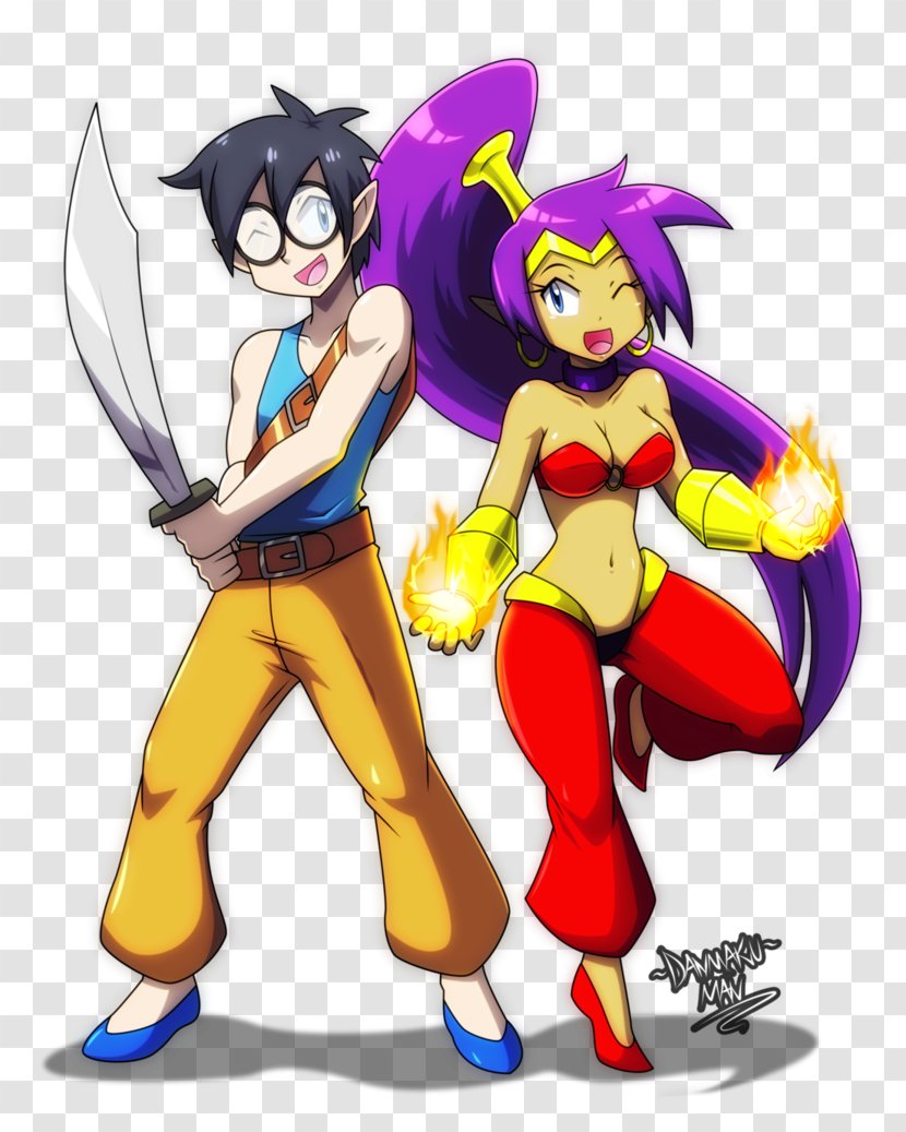 Shantae And The Pirate's Curse Commission Illustration Twitch.tv Clip Art - Silhouette Transparent PNG