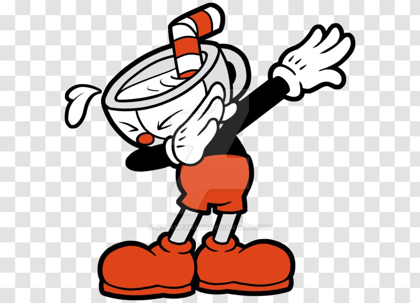 Cuphead Bendy And The Ink Machine T-shirt Dab Video Game - Internet Meme Transparent PNG