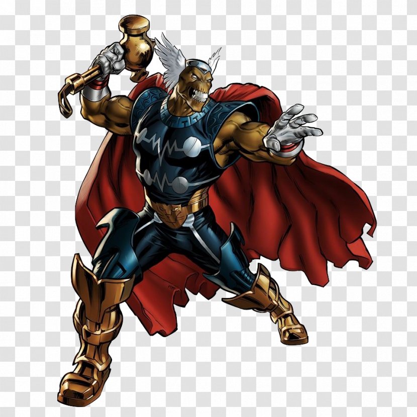 Marvel: Avengers Alliance Thor Beta Ray Bill Surtur Ares - Fictional Character Transparent PNG