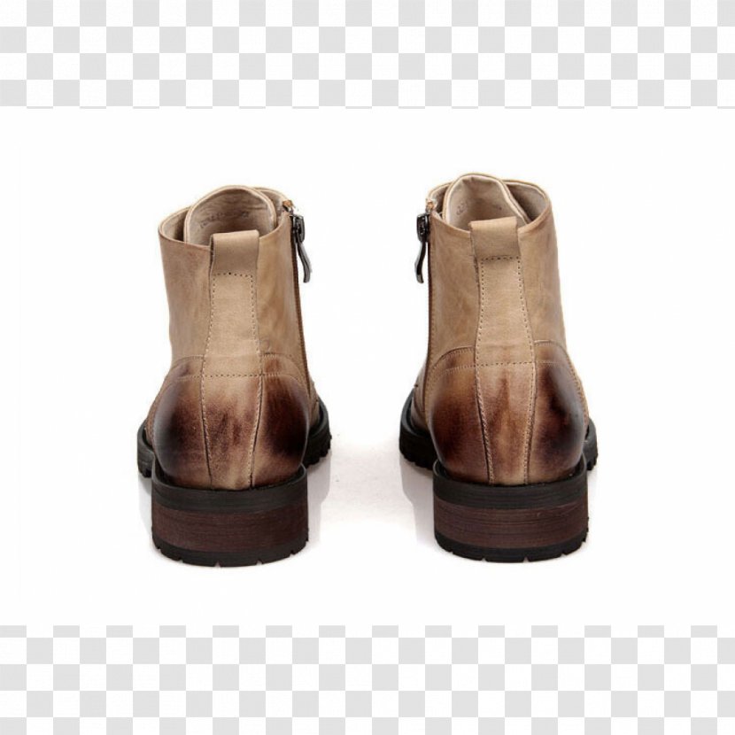 Boot Suede Product Design Shoe - Brown Transparent PNG