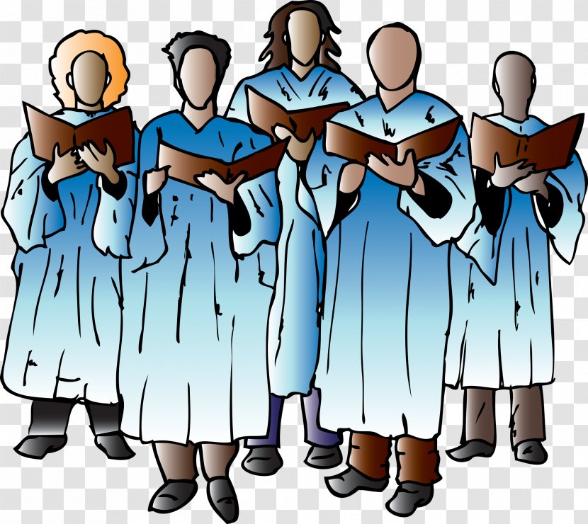 Boys Choir Singing Clip Art - Frame - Gospel Cliparts Transparent PNG