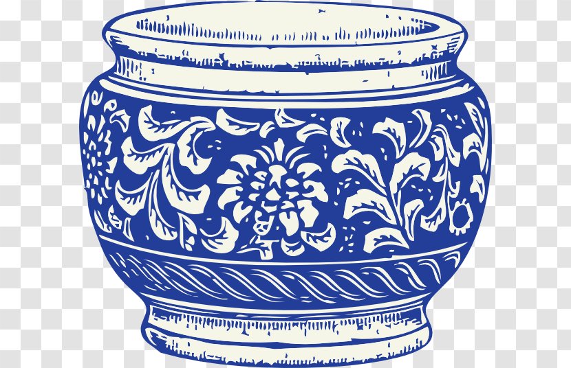Flowerpot Drawing Vase Clip Art - Drinkware - Pot Vector Transparent PNG