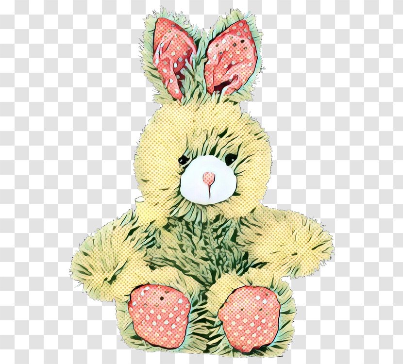 Easter Bunny Stuffed Animals & Cuddly Toys Fruit - Pink Transparent PNG
