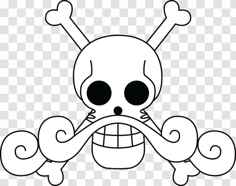 Gol D. Roger Franky Jolly Pirates One Piece - Frame - Pirate Sketch Transparent PNG