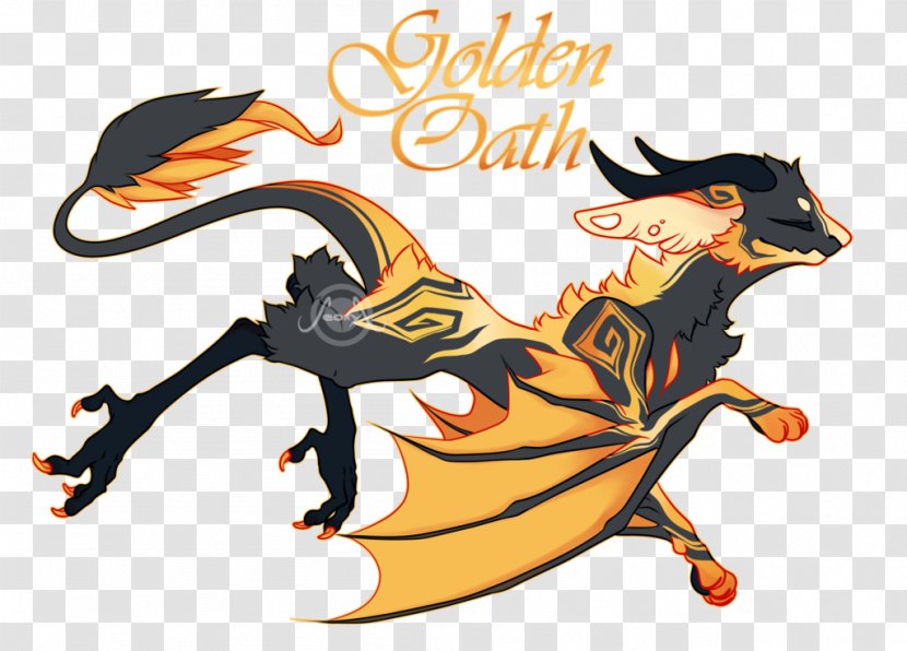 Golden Oath Dragon Legendary Creature Commission - Art Transparent PNG
