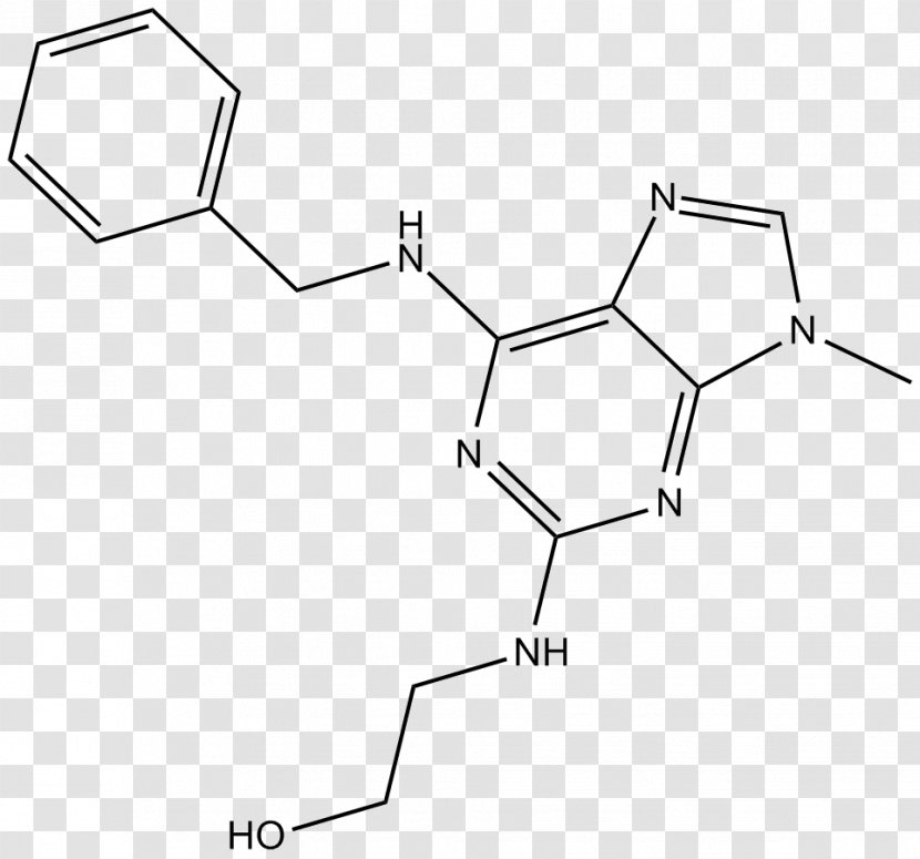Cyclin-dependent Kinase 1 4 CDK Inhibitor Reaction - Drawing - CYCLIN Transparent PNG