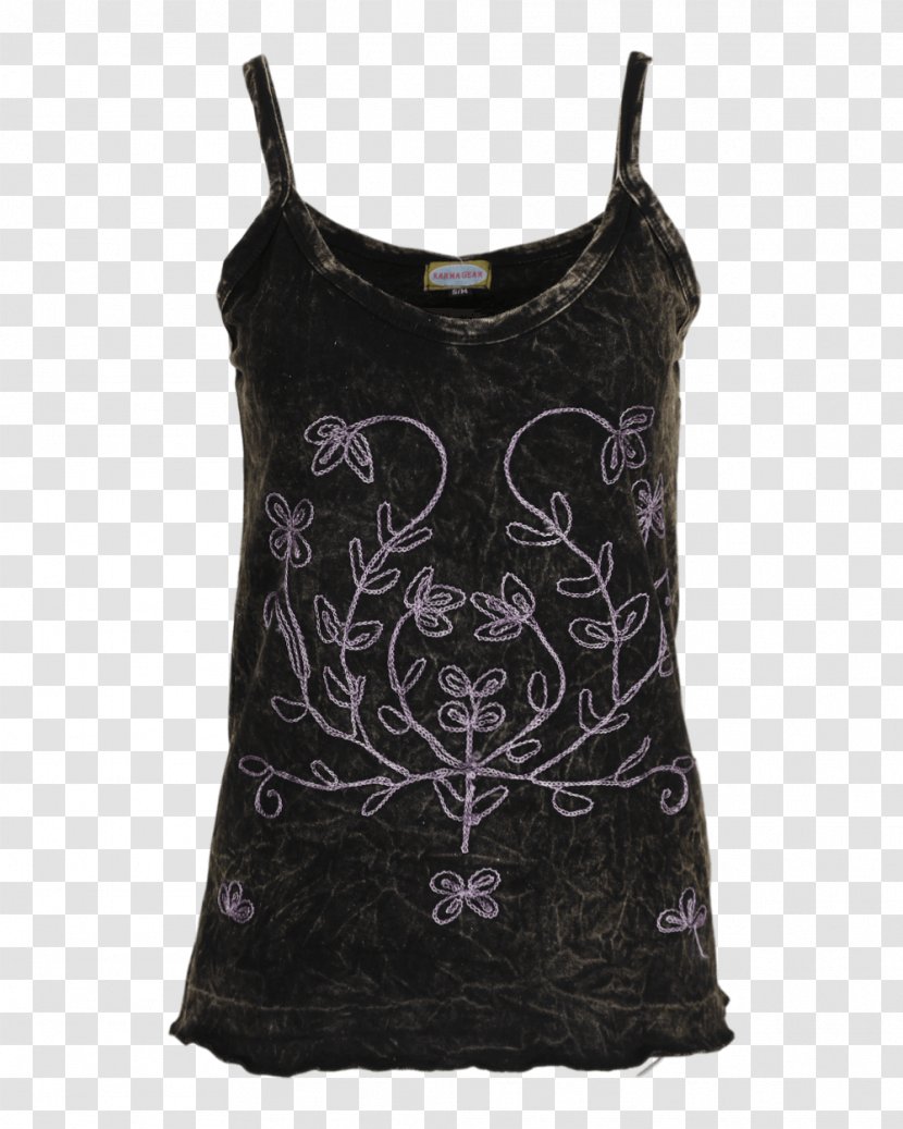 Dress Clothing Outerwear Sleeveless Shirt - Vest - Embroidery Transparent PNG