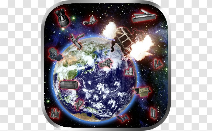 Earth Space Debris Wars Tap Shooter Hamamatsu Venus Flytrap - Christmas Ornament Transparent PNG