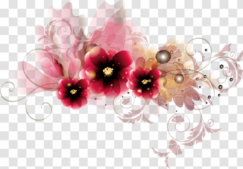 Floral Design Flower Bouquet Cut Flowers - Flora - Vector Decoration Transparent PNG