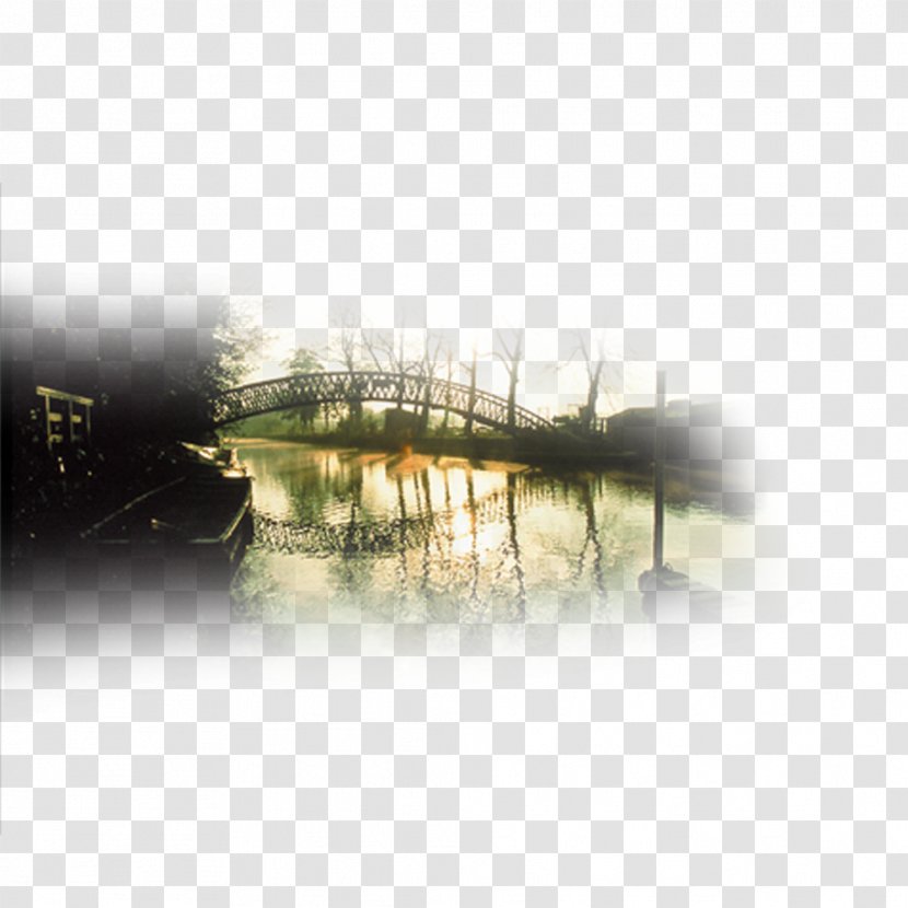 River Download Google Images Computer File - Gratis - Bridge Sunset Transparent PNG