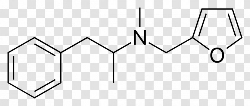 Furfenorex Drug Stimulant Anorectic Antidepressant - Symmetry - Triangle Transparent PNG
