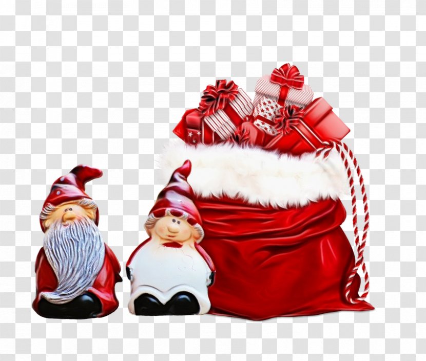 Santa Claus - Christmas Stocking - Ornament Transparent PNG