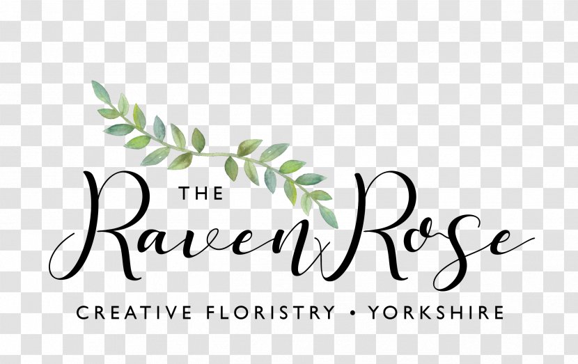 Raven & Rose Wedding Logo Art Flower - 2019 - Avid Stamp Transparent PNG