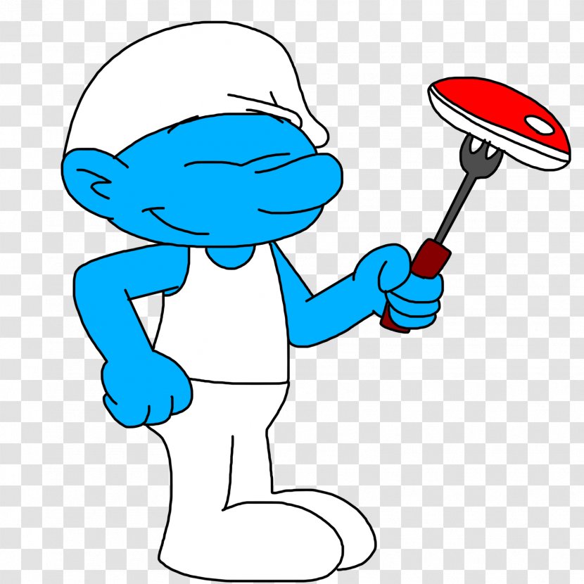 Baker Smurf Barbecue The Smurfs Art Drawing - Artwork Transparent PNG