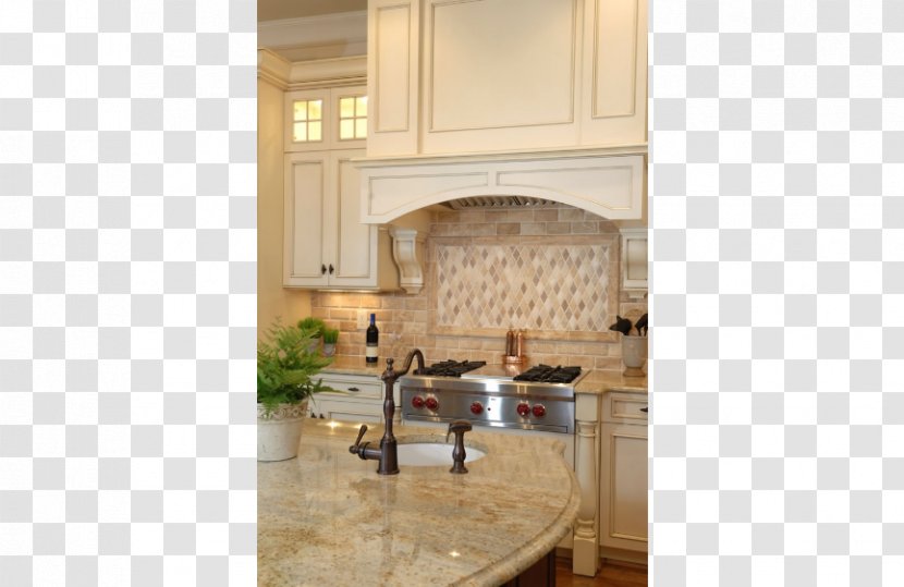 Countertop Kashmir Gold Granite Cabinetry Kitchen - Real Estate Transparent PNG