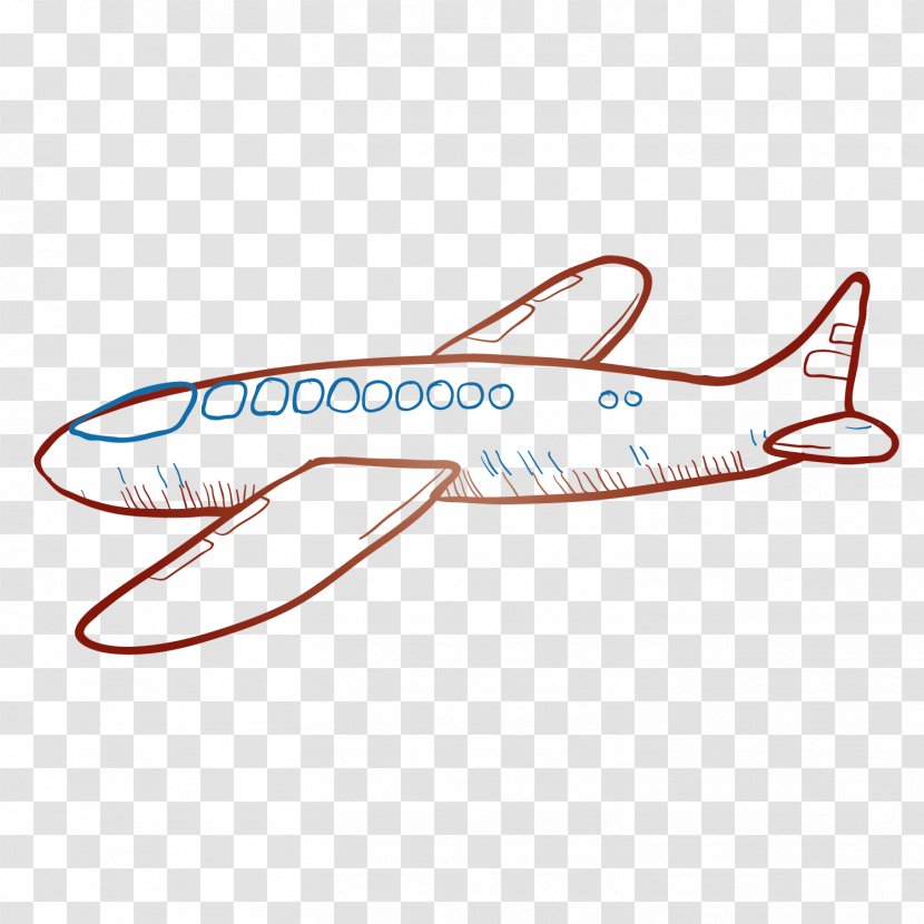 Airplane Designer - Airport - Line Pen Transparent PNG