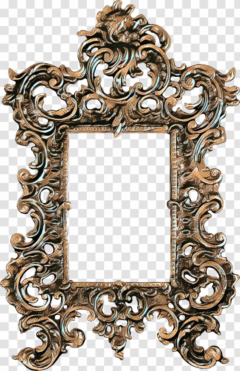 Vintage Ornament Frame - Metal - Interior Design Transparent PNG