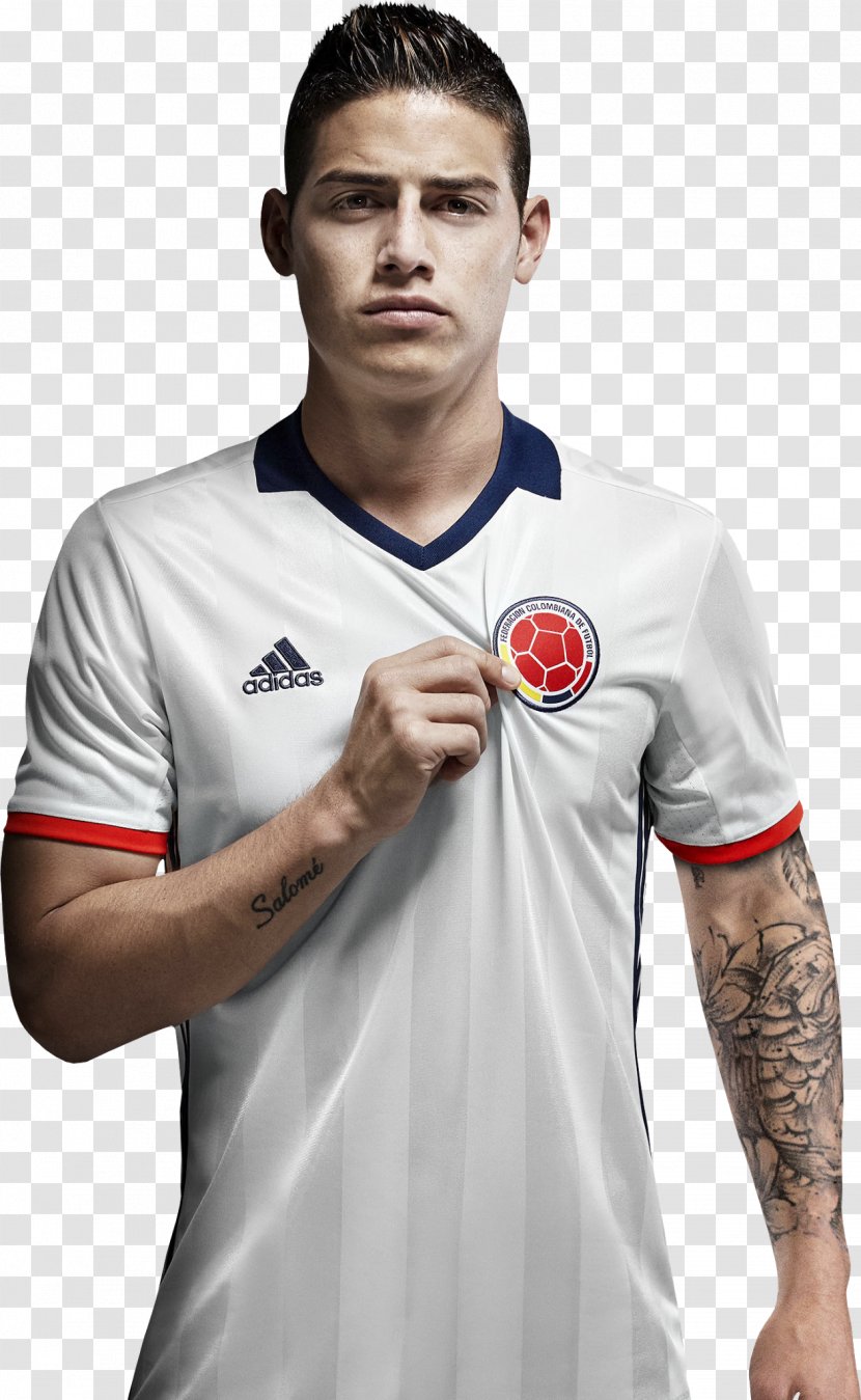 James Rodríguez Copa América Centenario Colombia National Football Team 2015 T-shirt - Clothing Transparent PNG
