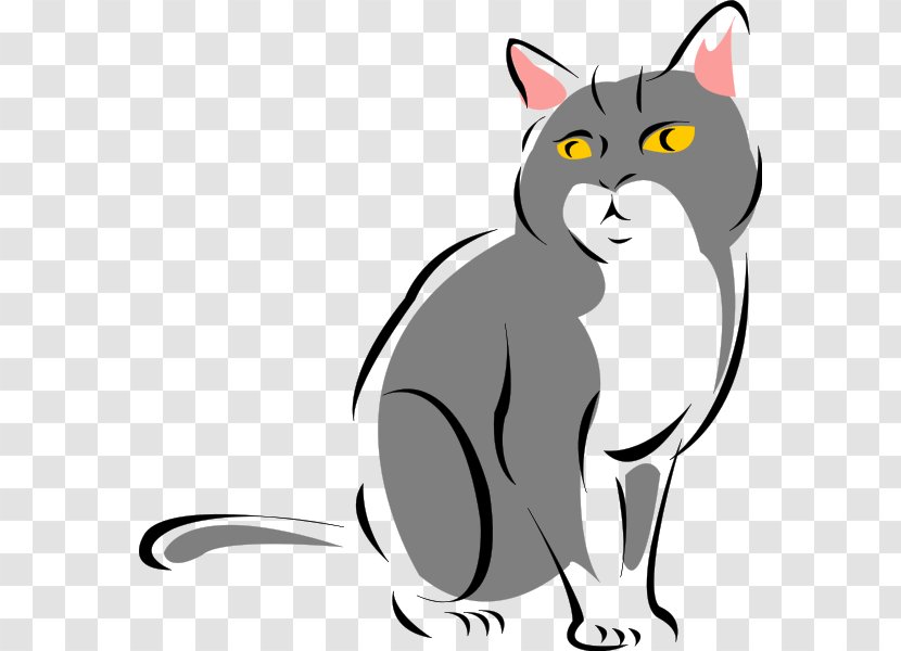 Cat Kitten Clip Art - Fictional Character - Cats Clipart Transparent PNG