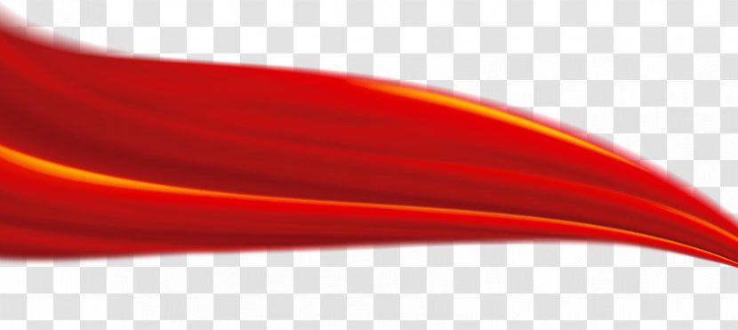 Close-up Font - Red - Ribbon Transparent PNG