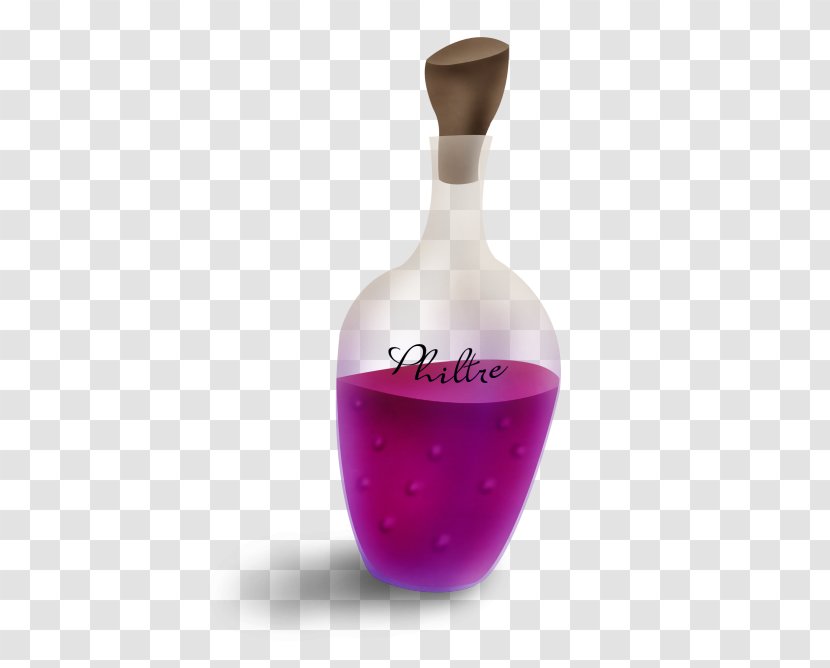 Potion Magic Drawing - Glass Bottle - Love Transparent PNG