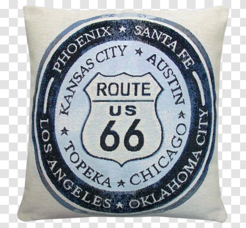 U.S. Route 66 Throw Pillows Cushion Cotton - Pillow Transparent PNG