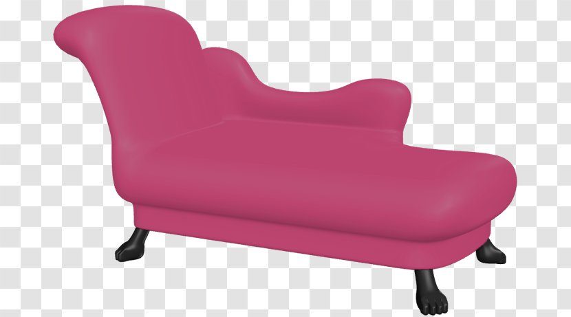 Chaise Longue Couch - Furniture - Purple Sofa Transparent PNG