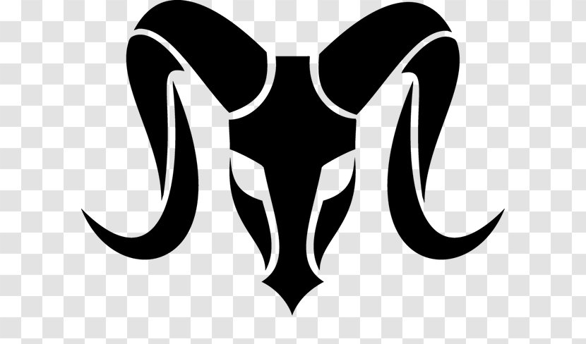 Aries Astrology Logo Astrological Sign - Black - Zodiac Transparent PNG